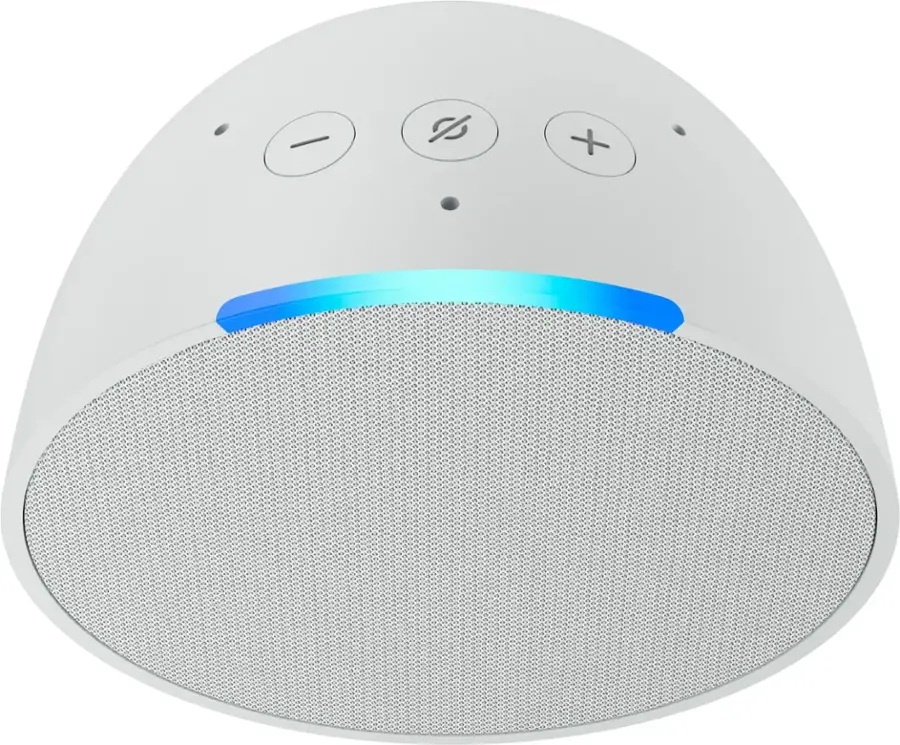 Bocina Inteligente Amazon Echo Pop con Alexa Color Blanco